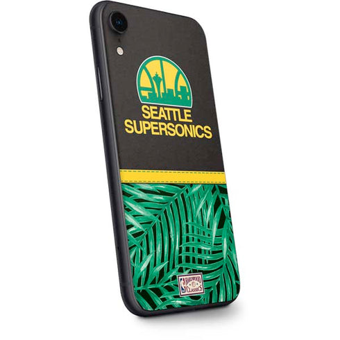 NBA Seattle SuperSonics Retro Palms iPhone XR Skin