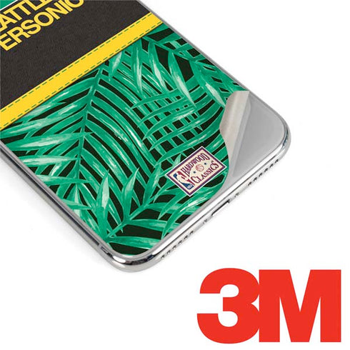 NBA Seattle SuperSonics Retro Palms iPhone XR Skin