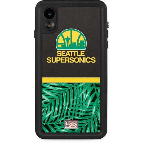 NBA Seattle SuperSonics Retro Palms iPhone XR Waterproof Case