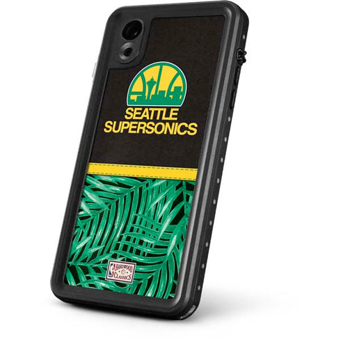 NBA Seattle SuperSonics Retro Palms iPhone XR Waterproof Case