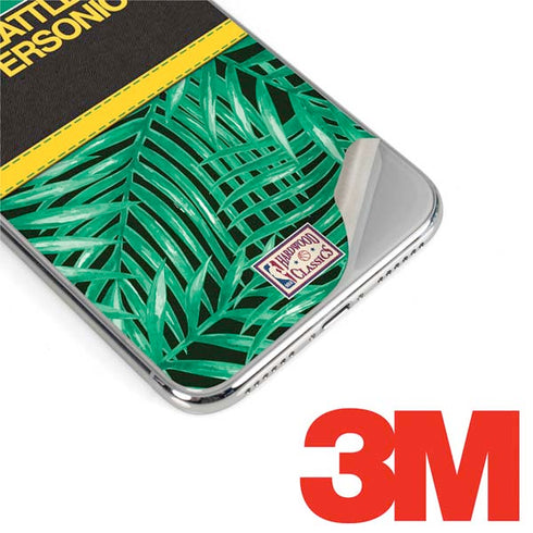 NBA Seattle SuperSonics Retro Palms iPhone XS Max Skin