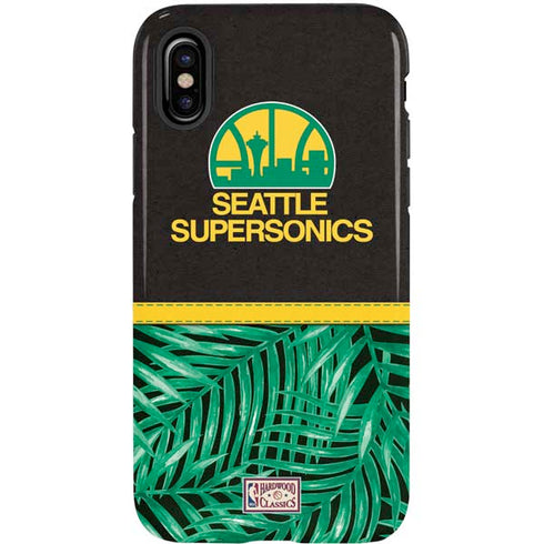 NBA Seattle SuperSonics Retro Palms iPhone XS Pro Case