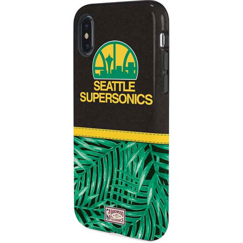 NBA Seattle SuperSonics Retro Palms iPhone XS Pro Case