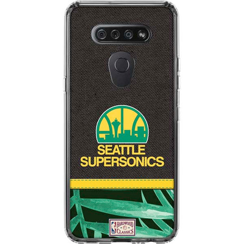 NBA Seattle SuperSonics Retro Palms LG K51/Q51 Clear Case