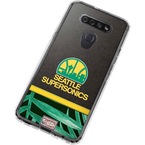NBA Seattle SuperSonics Retro Palms LG K51/Q51 Clear Case