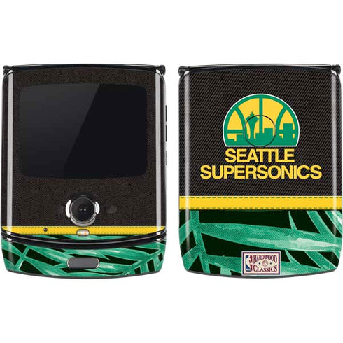NBA Seattle SuperSonics Retro Palms Motorola RAZR Skin