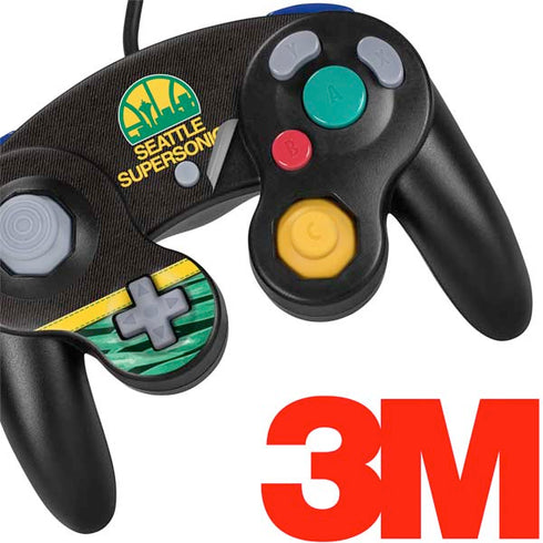 NBA Seattle SuperSonics Retro Palms Nintendo GameCube Controller Skin