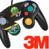 NBA Seattle SuperSonics Retro Palms Nintendo GameCube Controller Skin
