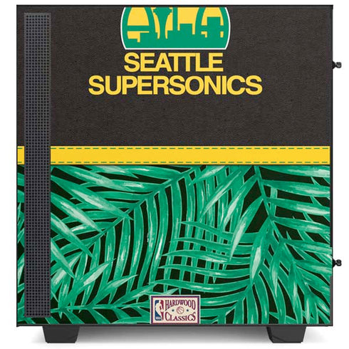 NBA Seattle SuperSonics Retro Palms NZXT H510 Compact ATX Mid-Tower Case Skin