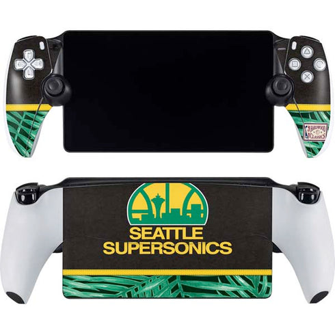 NBA Seattle SuperSonics Retro Palms PlayStation Portal Remote Player Skin