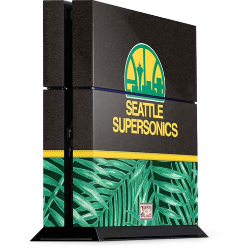 NBA Seattle SuperSonics Retro Palms PS4 Console Skin