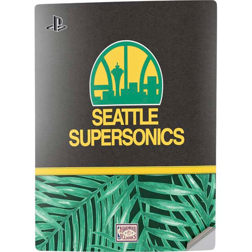 NBA Seattle SuperSonics Retro Palms PS5 Digital Edition Console Skin