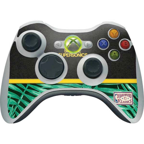 NBA Seattle SuperSonics Retro Palms Xbox 360 Wireless Controller Skin