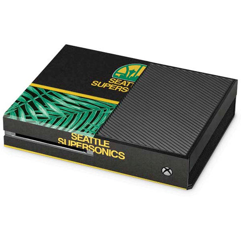 NBA Seattle SuperSonics Retro Palms Xbox One Console Skin