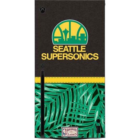 NBA Seattle SuperSonics Retro Palms Xbox Series X Console Skin