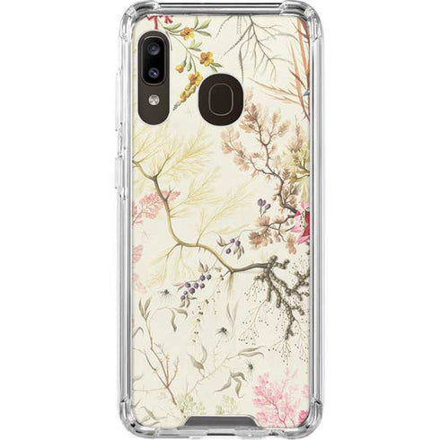 William Kilburn Seaweed on Silk Paper Galaxy A30 Clear Case