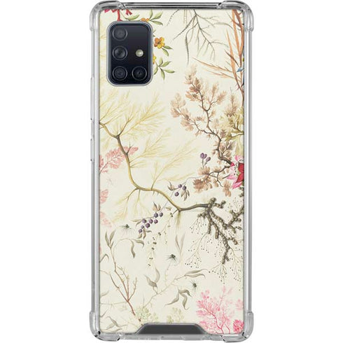 William Kilburn Seaweed on Silk Paper Galaxy A51 5G Clear Case