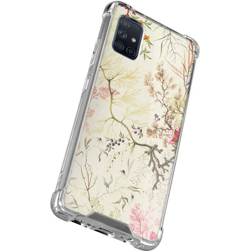 William Kilburn Seaweed on Silk Paper Galaxy A51 5G Clear Case