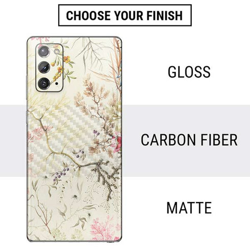 William Kilburn Seaweed on Silk Paper Galaxy Note20 5G Skin