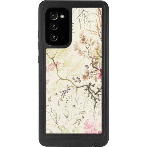 William Kilburn Seaweed on Silk Paper Galaxy Note20 5G Waterproof Case