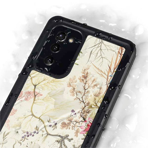 William Kilburn Seaweed on Silk Paper Galaxy Note20 5G Waterproof Case