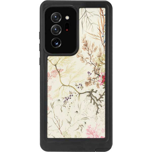 William Kilburn Seaweed on Silk Paper Galaxy Note20 Ultra 5G Waterproof Case