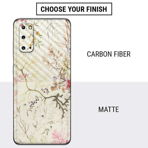 William Kilburn Seaweed on Silk Paper Galaxy S20 Skin