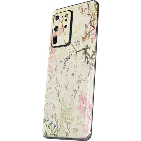 William Kilburn Seaweed on Silk Paper Galaxy S20 Ultra 5G Skin