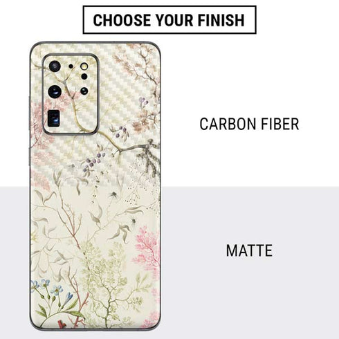 William Kilburn Seaweed on Silk Paper Galaxy S20 Ultra 5G Skin