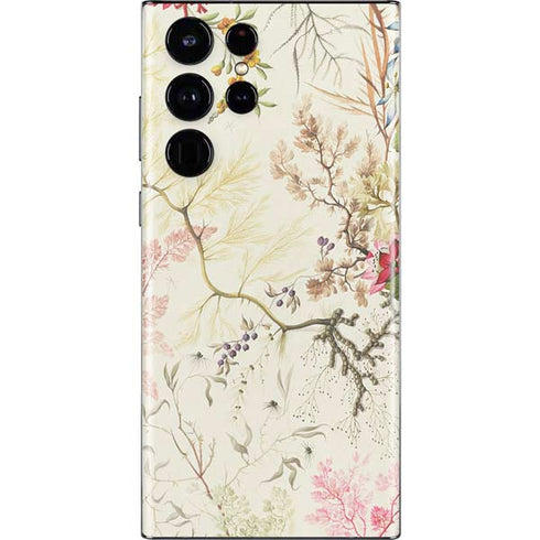 William Kilburn Seaweed on Silk Paper Galaxy S22 Ultra Skin