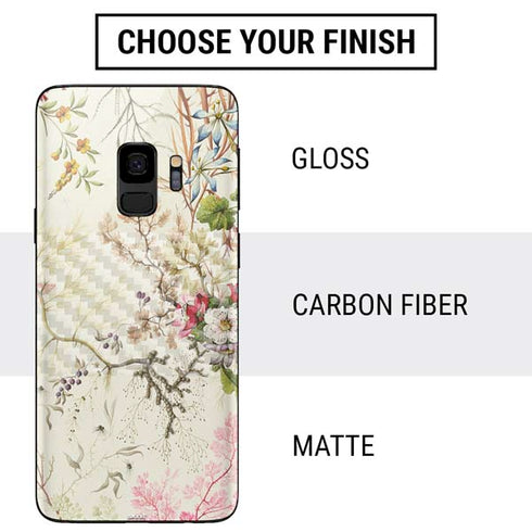 William Kilburn Seaweed on Silk Paper Galaxy S9 Skin