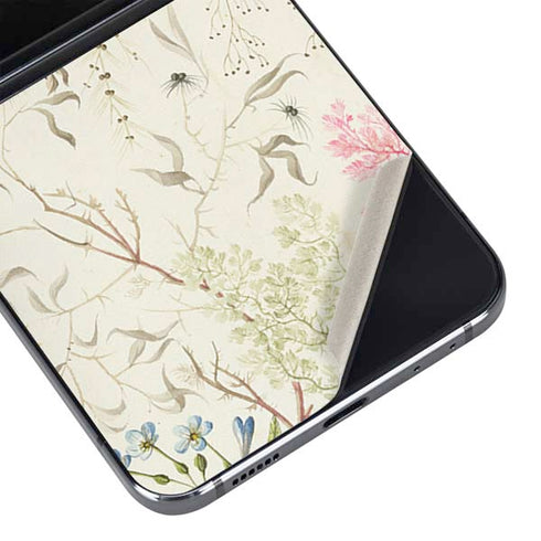 Seaweed on Silk Paper by William Kilburn Galaxy Z Flip5 5G Skin