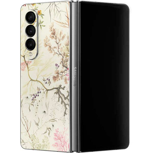 William Kilburn Seaweed on Silk Paper Galaxy Z Fold4 5G Skin