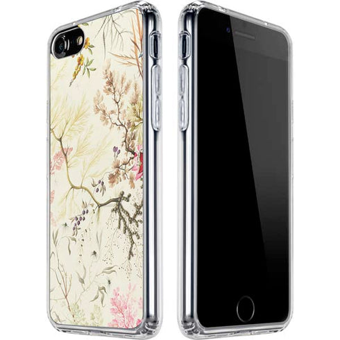 William Kilburn Seaweed on Silk Paper iPhone SE (2nd & 3rd Gen) Clear Case