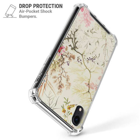 Seaweed on Silk Paper by William Kilburn iPhone XR Clear Case