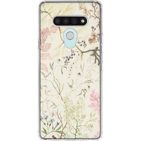 Seaweed on Silk Paper by William Kilburn LG Stylo 6 Clear Case