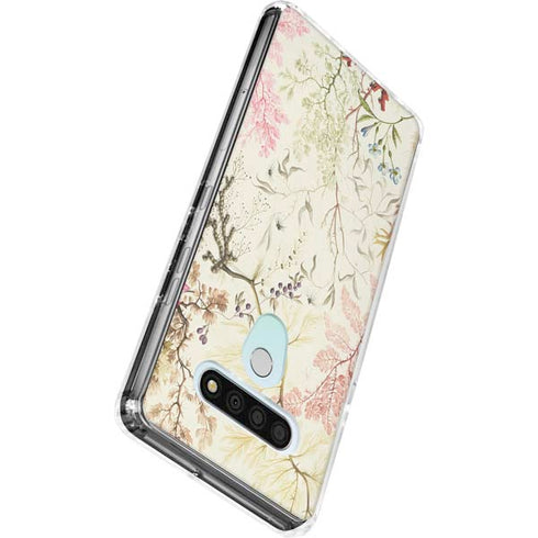 Seaweed on Silk Paper by William Kilburn LG Stylo 6 Clear Case