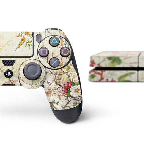 William Kilburn Seaweed on Silk Paper PS4 Console and Controller Bundle Skin