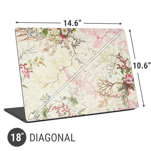 William Kilburn Seaweed on Silk Paper Universal Laptop 18in (14.6 x 10.6in) Skin