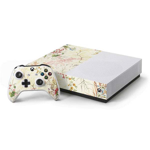 William Kilburn Seaweed on Silk Paper Xbox One S All-Digital Edition Bundle Skin