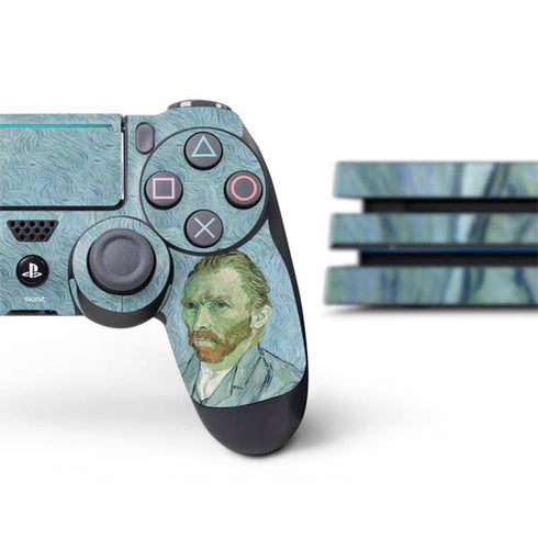 Vincent Van Gogh Self-portrait PS4 Pro Bundle Skin