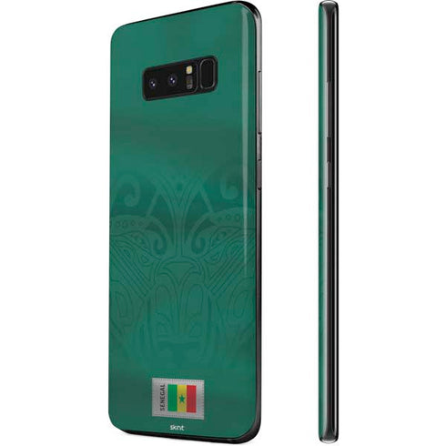 Senegal Soccer Flag Galaxy Note 8 Skin
