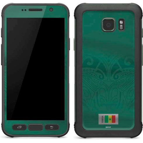 Senegal Soccer Flag Galaxy S7 Active Skin