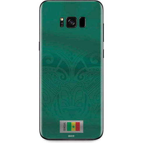Senegal Soccer Flag Galaxy S8 Plus Skin