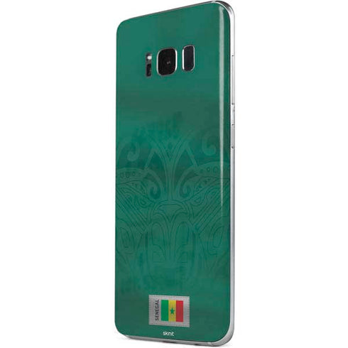 Senegal Soccer Flag Galaxy S8 Skin