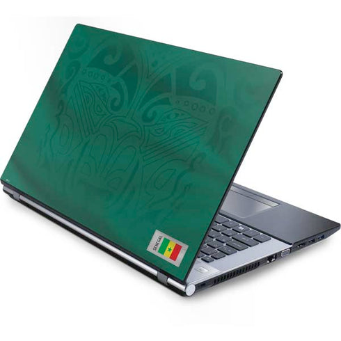 Senegal Soccer Flag Generic Laptop Skin