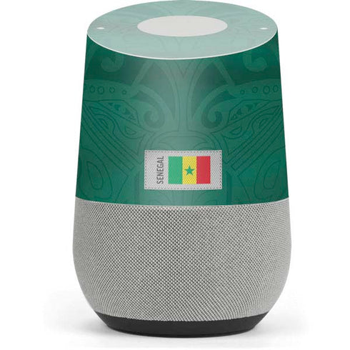 Senegal Soccer Flag Google Home Skin