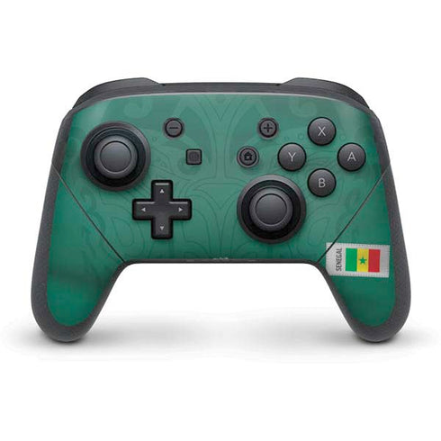 Senegal Soccer Flag Nintendo Switch Pro Controller Skin
