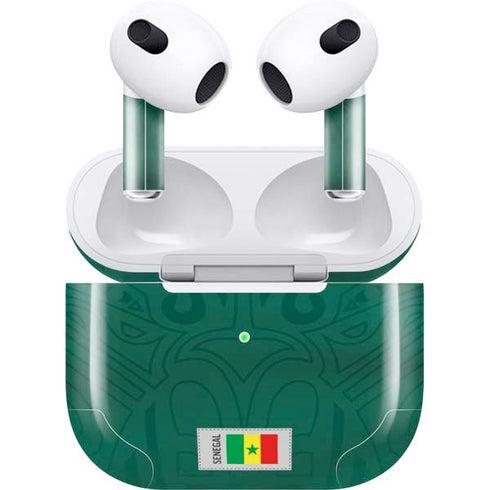 Senegal Soccer Flag Apple AirPods (3rd Gen 2021) Skin