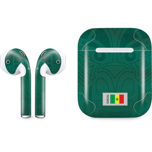 Senegal Soccer Flag Apple AirPods Skin